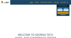 Desktop Screenshot of gatechhotel.com